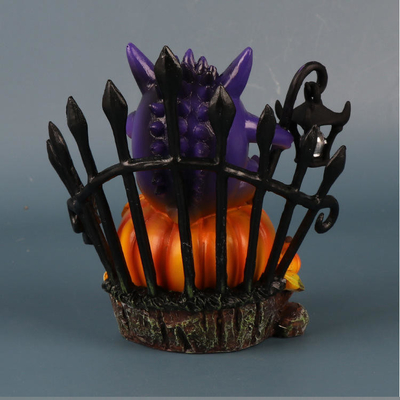 Ремесла фонарика тыквы призрака Gengar хеллоуина аниме солнечные светлые вычисляют статую тени луны
