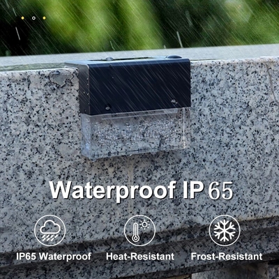 Лестница теплых белых солнечных светов палубы IP65 на открытом воздухе ограждает солнечные приведенные в действие света приведенные палубы 2700K