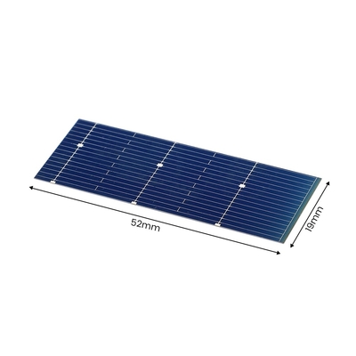 система заряжателя панели солнечных батарей 52*19mm 0.5V 0.24W Monocrystalline для фотовольтайческой портативной машинки
